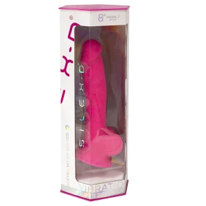 SILEXD - REALISTYCZNY MODEL PENISA 18 RÃÅ»OWY WIBRACJE + PILOT LRS